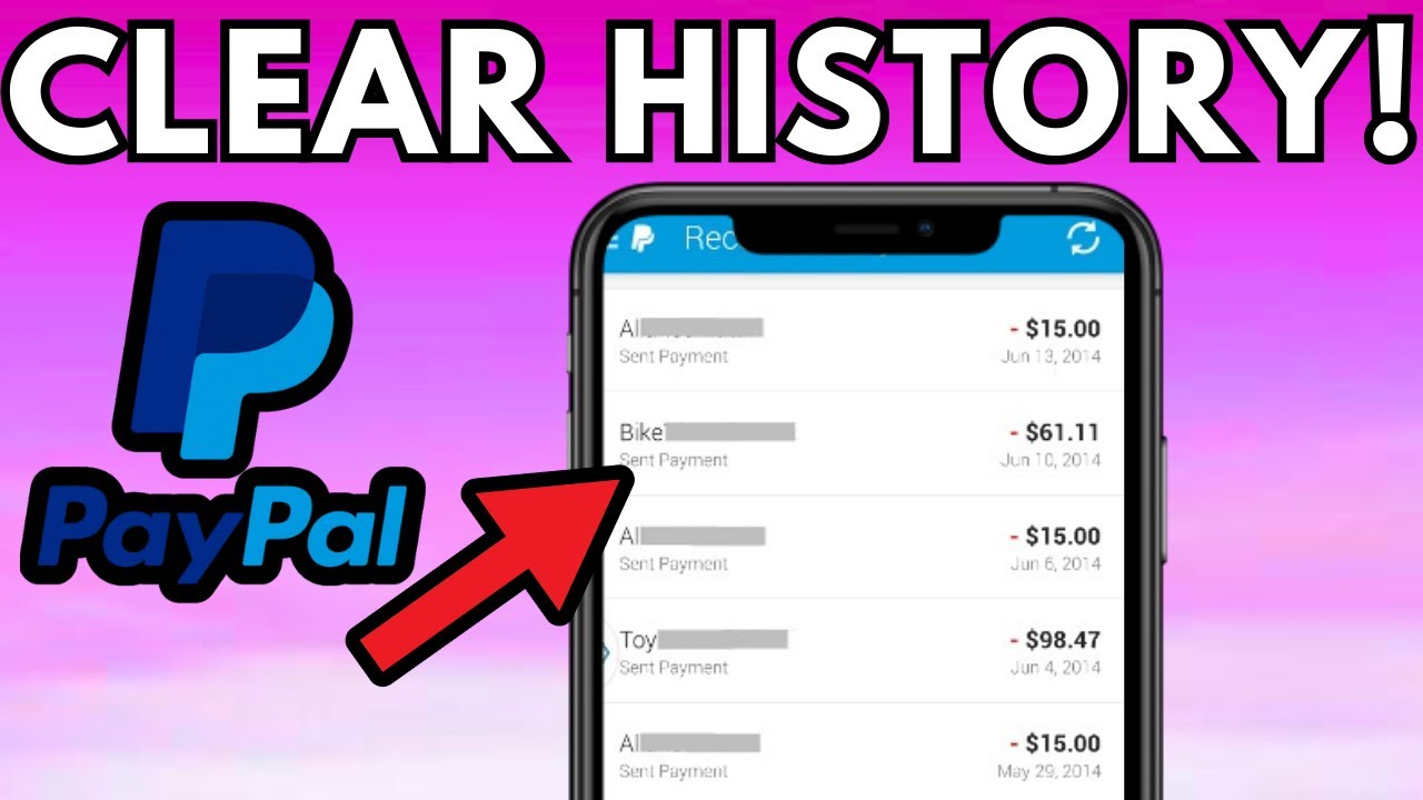 How To Delete Transaction History On PayPal