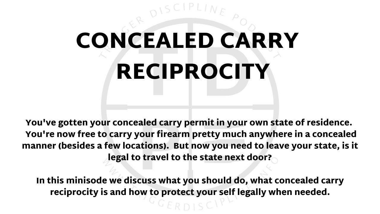Concealed Carry Reciprocity