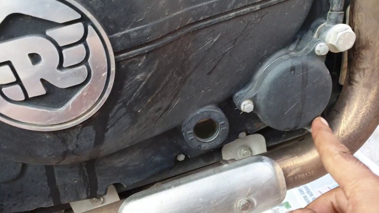 Royal Enfield Himalayan | DIY | Engine oil | Oil Filter change | Bash plate removal