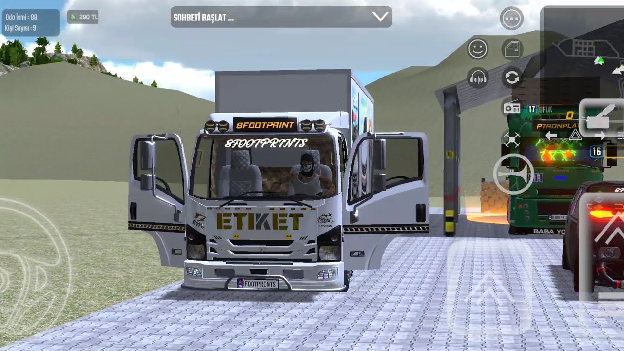 🚚 Etiket Tofask MULTIPLAYER Gameplay ✅️ Amazing Truck  gameplay 🤩 ISUZU rigid truck