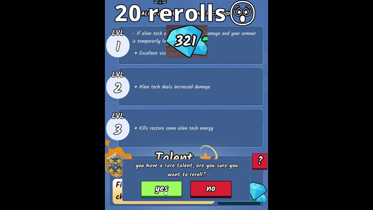 99 Nights in The Forest - 20 Talent Rerolls