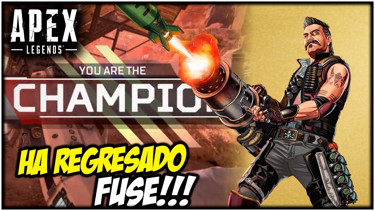 Mis primeras partidas con FUSE DE APEX LEGENDS