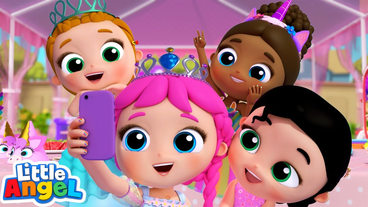 Jill's Pink Princess Spa Birthday! | Jill's Playtime | Little Angel Kids Songs & Nursery Rhymes