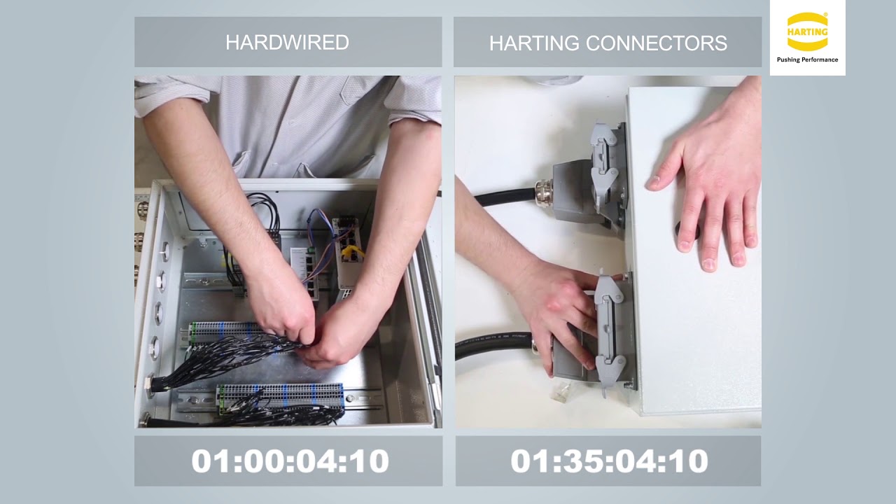 HARTING Connectors Outperform Hardwiring