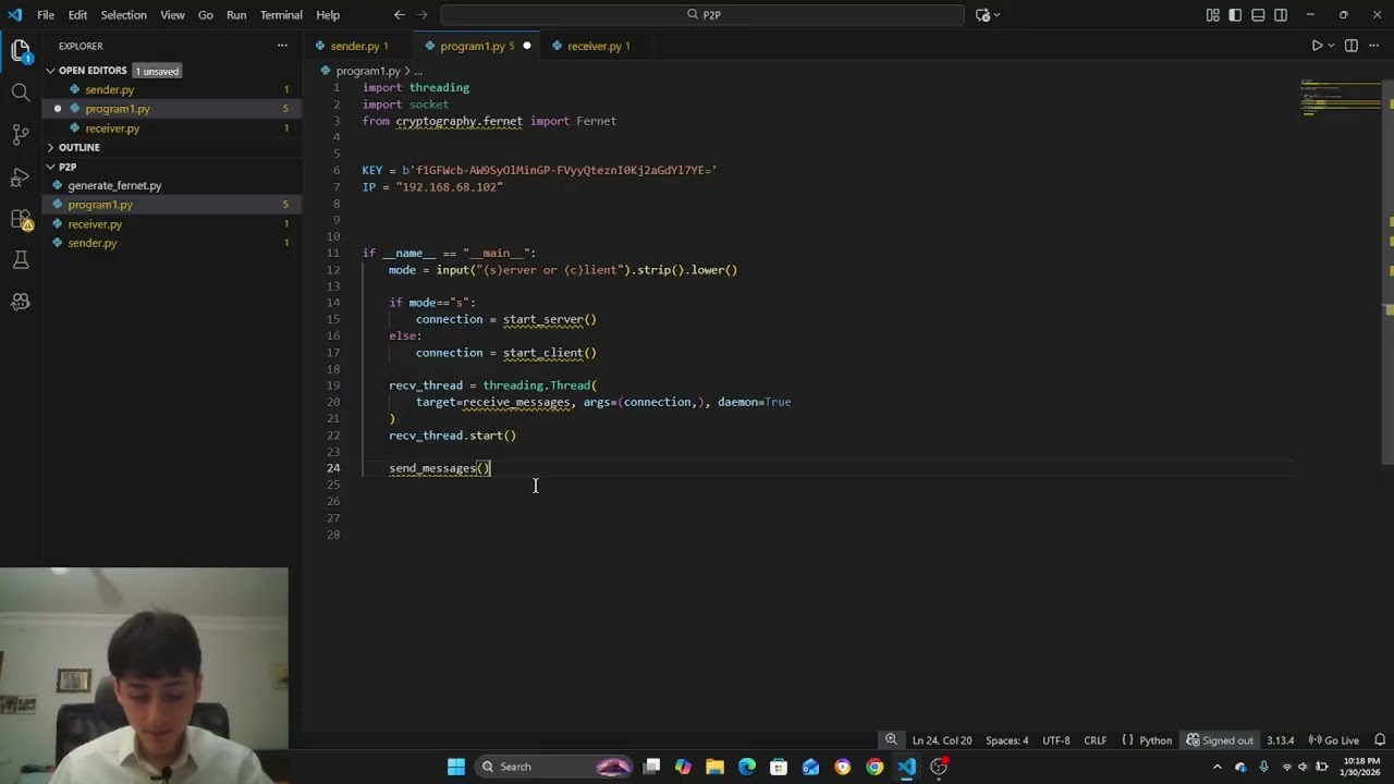 2 - Adding two-way messaging system to our decentralized server, tutorial