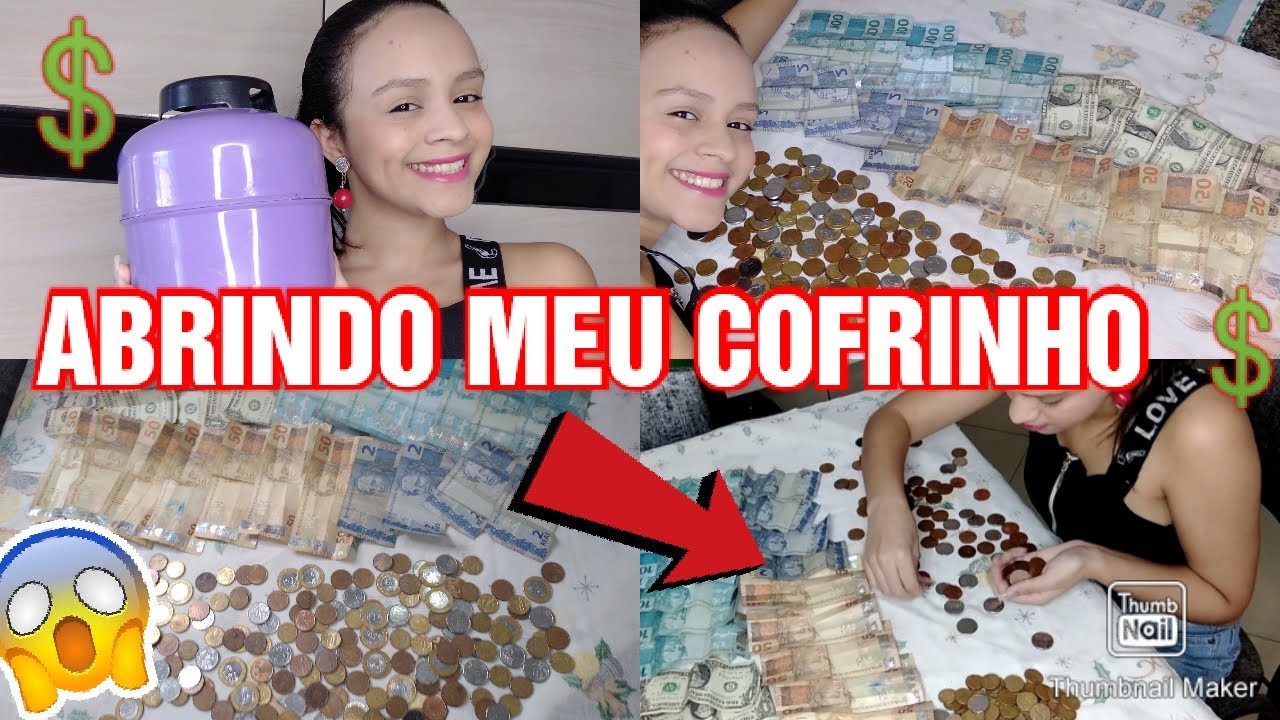 ABRINDO MEU COFRINHO💲| QUANTO SERÁ QUE TINHA?! | #Leveiumsusto