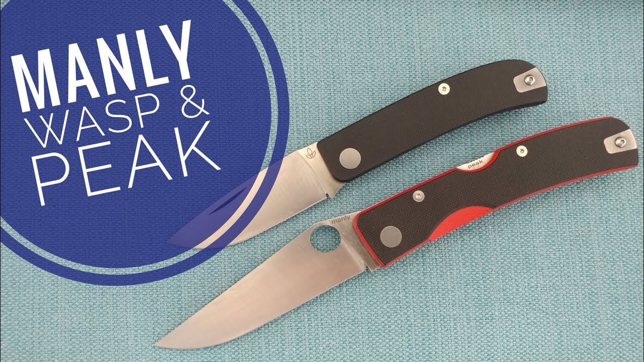 Manly Knives Wasp and Peak Review (Slip Joint and Lock Back)