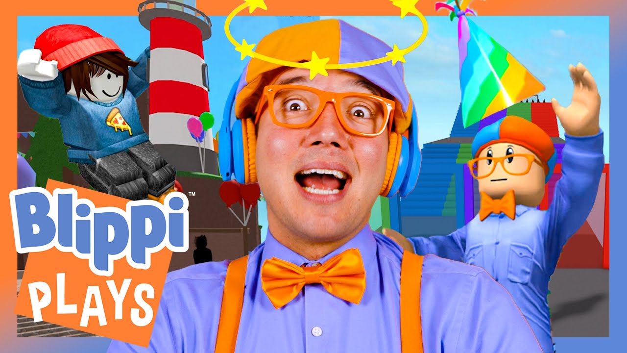 I Play Epic Mini Games on Roblox 🎮 Blippi Plays Roblox!