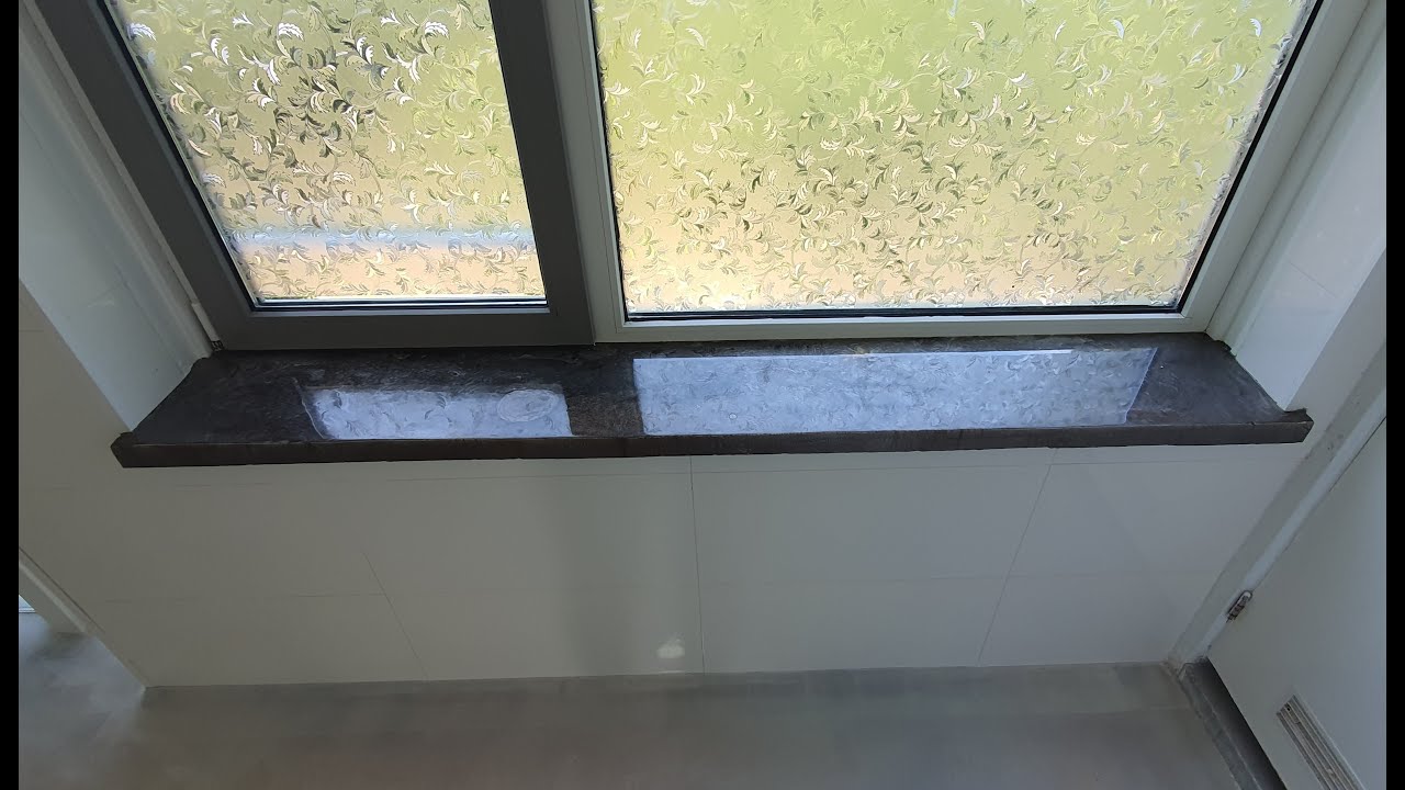 Een vensterbank gerenoveerd | Epoxy resin | Metallic color