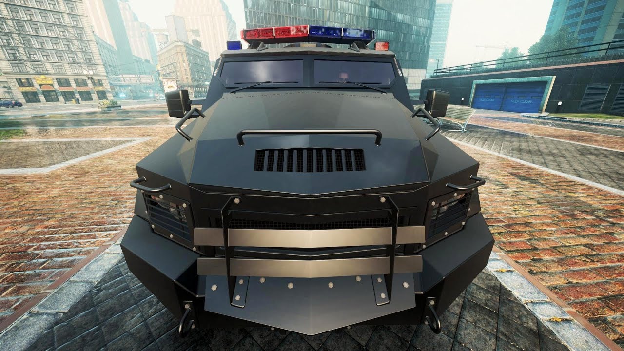 SWAT Truck Police Chase NFS Most Wanted 2012