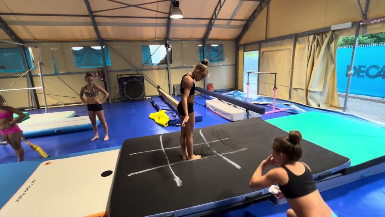 GIOCHIAMO A TRIS 🧩 prima parte 😎 #ginnastica #ginnasticaartistica #sport