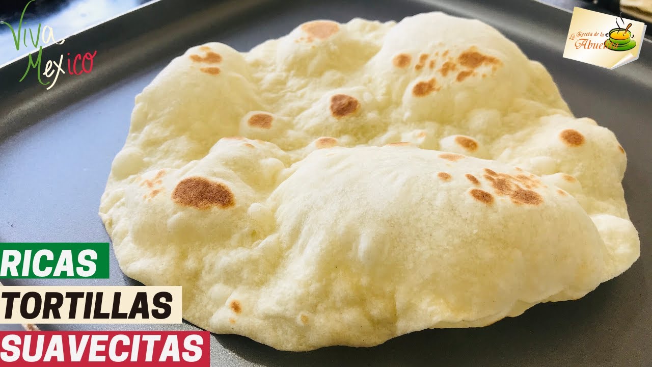 TORTILLAS DE HARINA con mantequilla CASERAS 🇲🇽