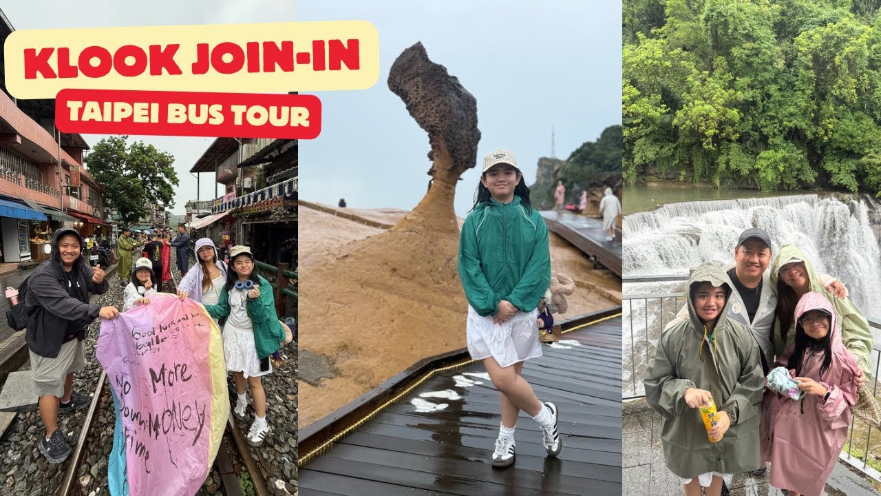 Klook join-in Taipei Taiwan bus tour