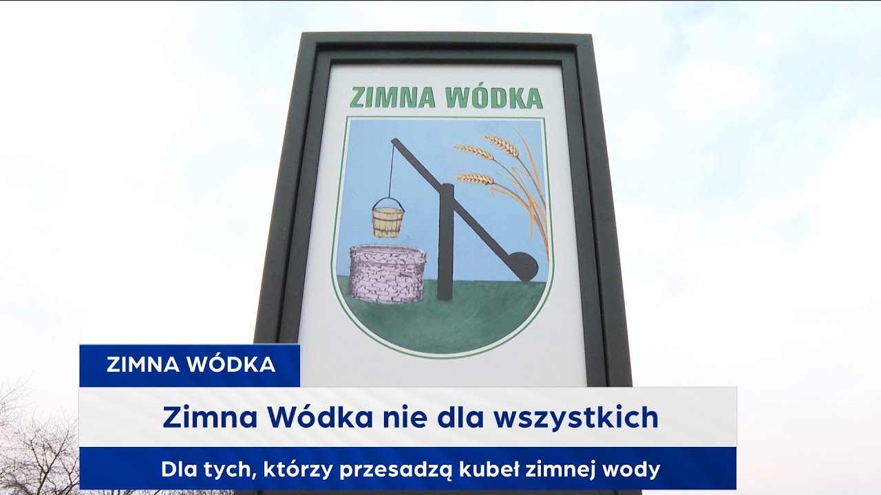 Zimna W&oacute;dka nie dla wszystkich. Dla tych, kt&oacute;rzy przesadzą kubeł zimnej wody