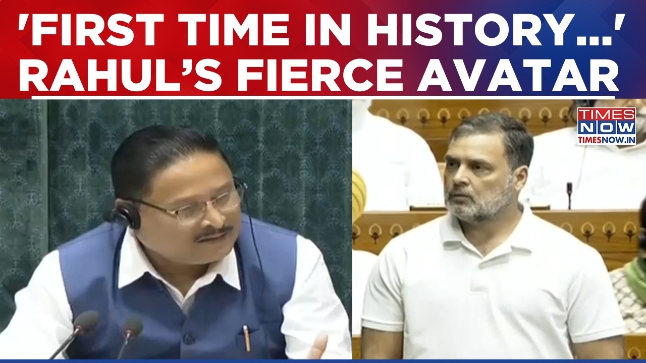 'I've Been Stopped...' Rahul's Feirce Attack On Centre In Sansad,Mentions 'Naravane, Epstein, Adani'