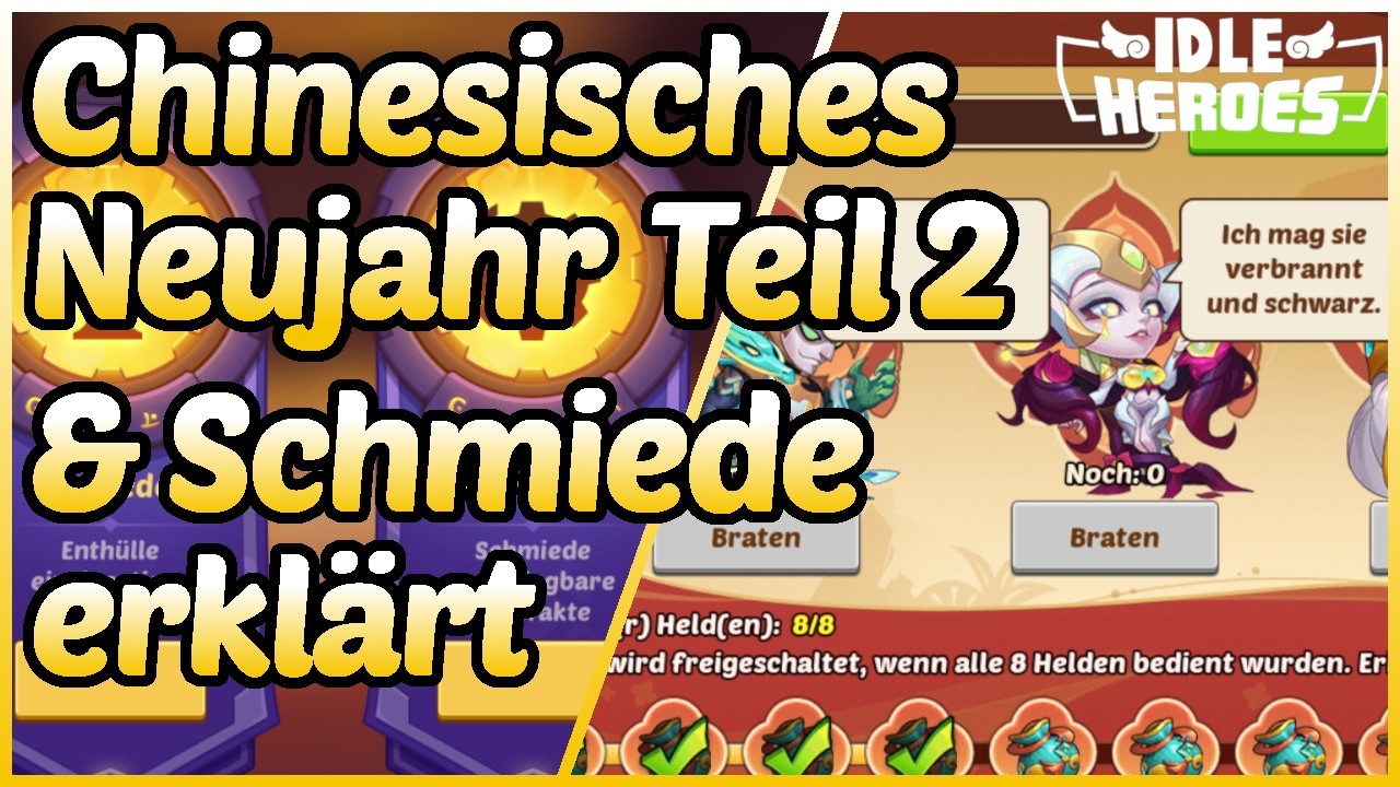 🍗 Event-Update + Schmiede-Tutorial – Weiter durchs Neujahr und wie man Equip verbessert