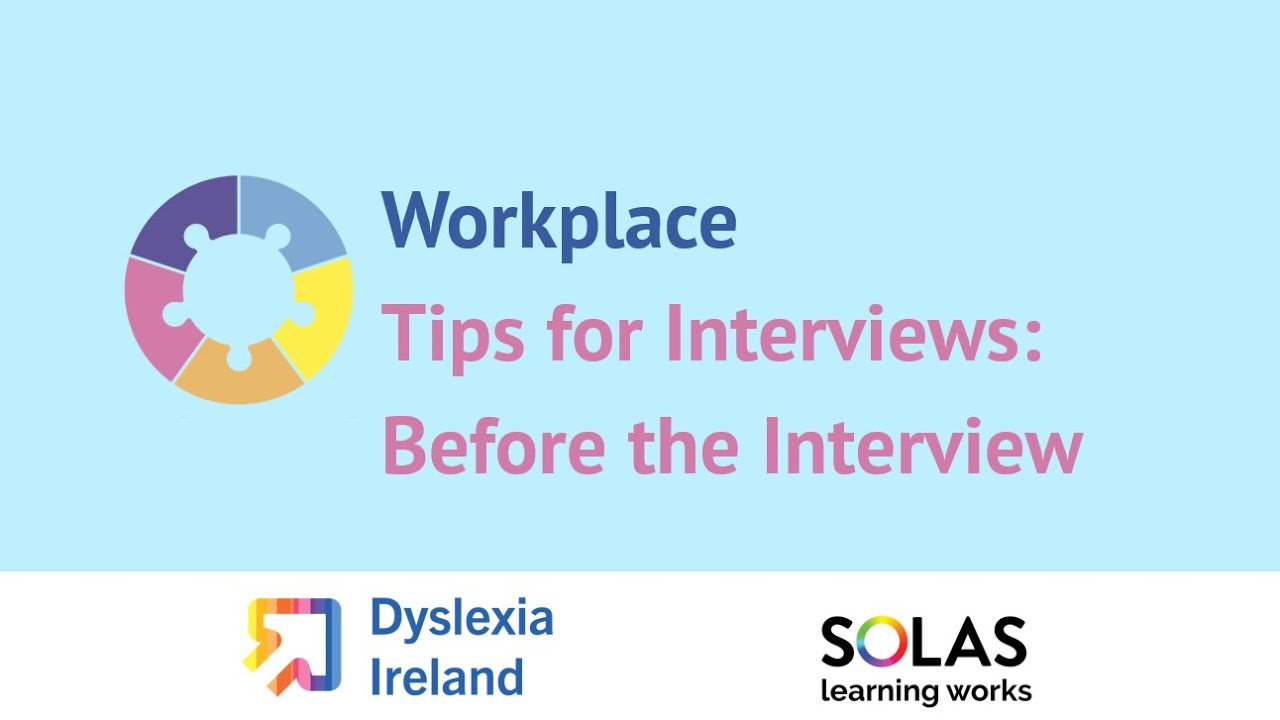 Tips for Interviews - Before