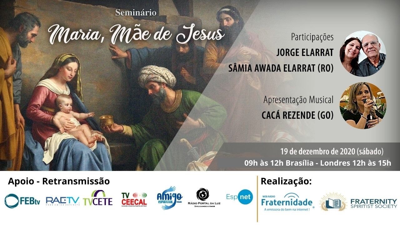 Seminário Maria, Mãe de Jesus com Jorge Elarrat e Sâmia Elarrat