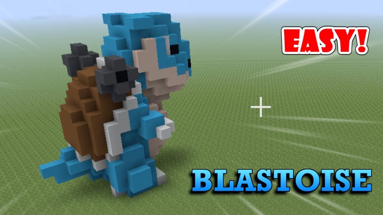 Minecraft┃How to build Pokémon(Blastoise)