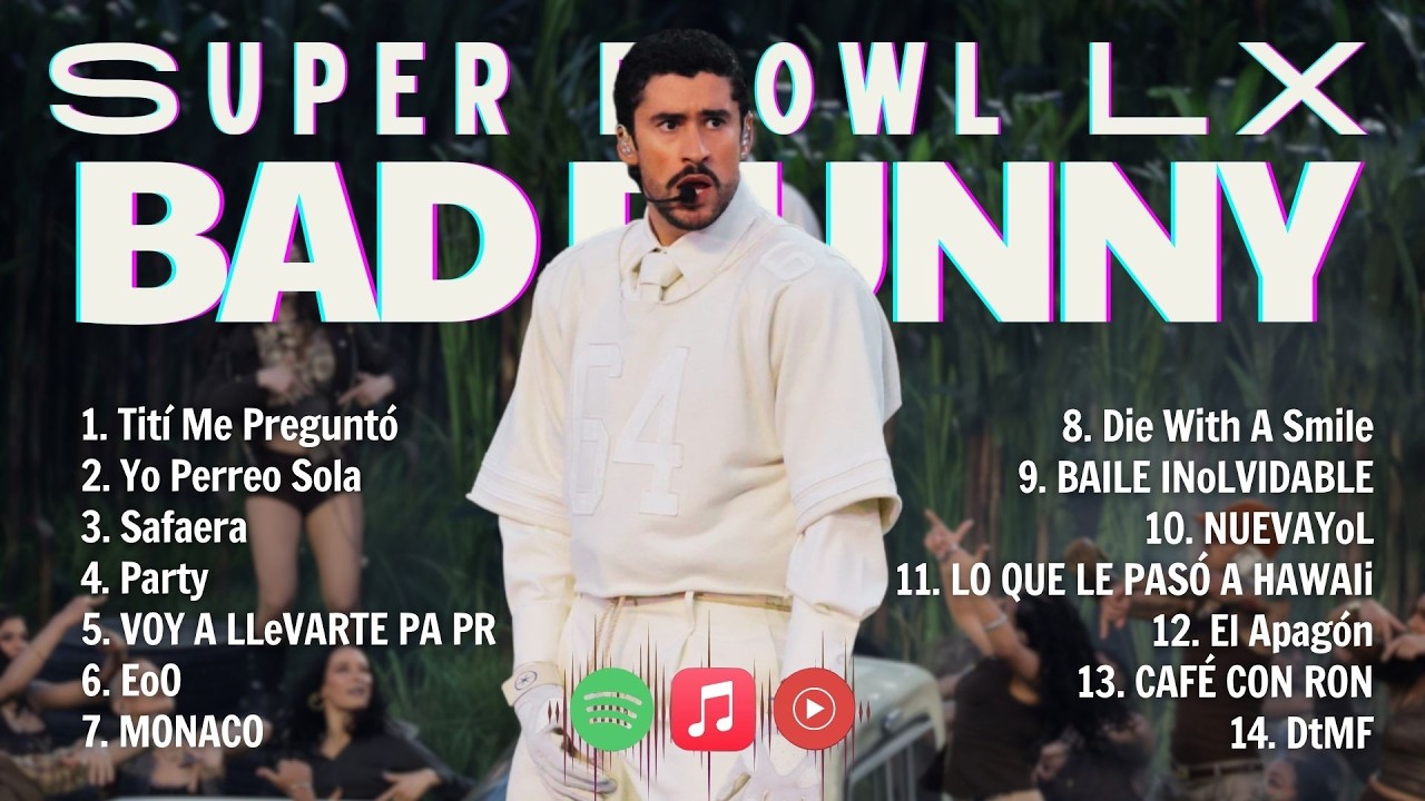 Bad Bunny Super Bowl Playlist | Bad Bunny Halftime Show | Bad Bunny Type Beat
