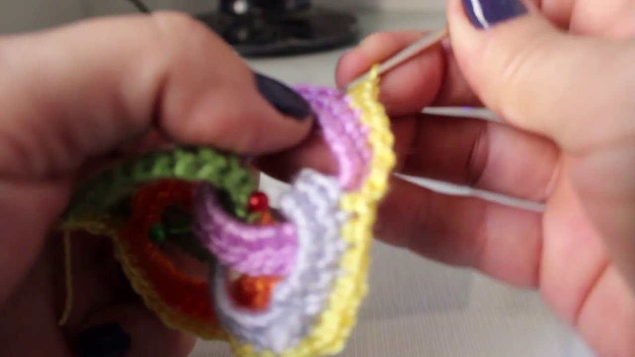 Como tejer granny con aros entrelazados (Crochet)