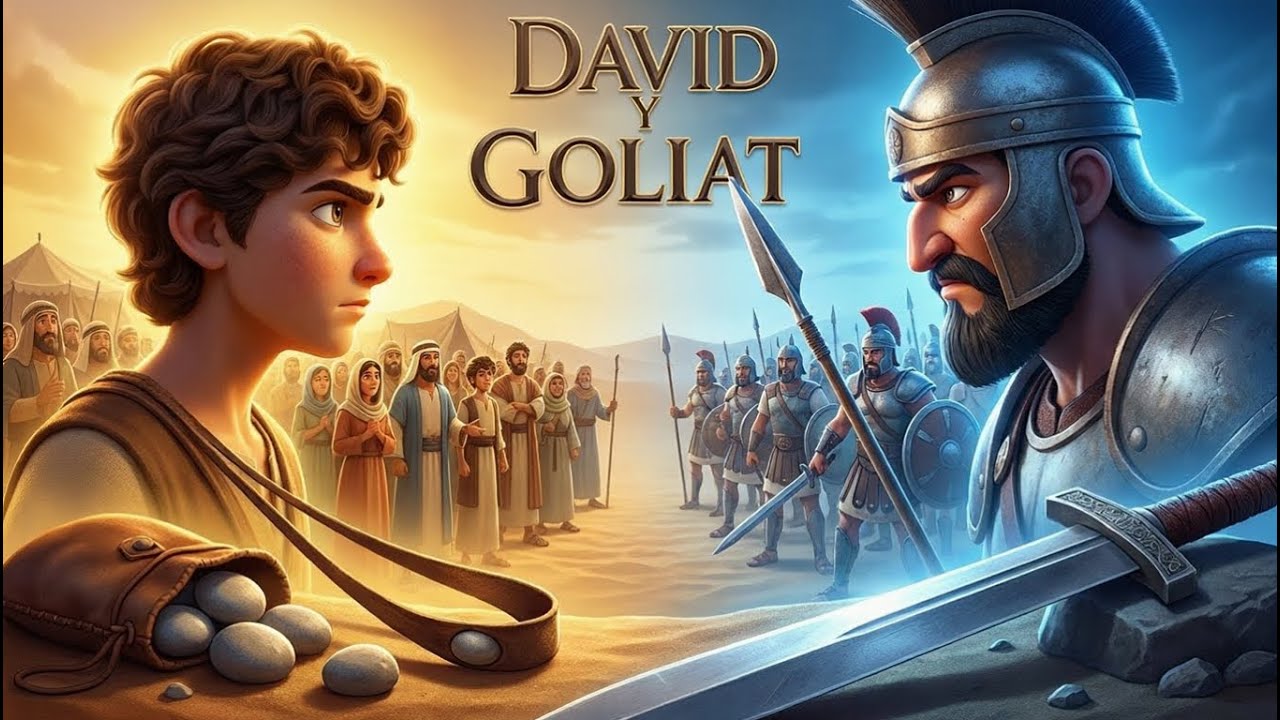 David y Goliat | Parábola Bíblica sobre Fe y Confianza en Dios — Las Historias de la Biblia