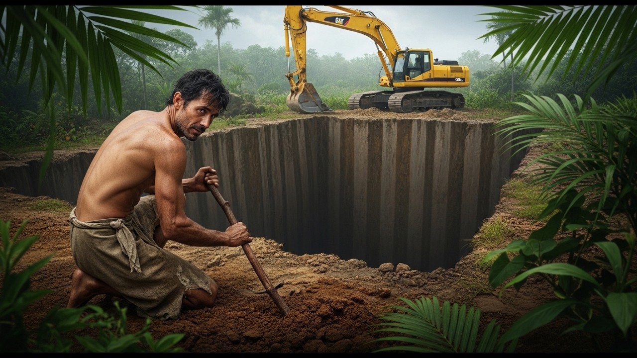 Jak ten kanał o przetrwaniu oszukał miliony ludzi za pomocą koparki