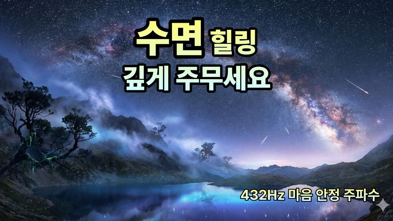 [432Hz] 5분 안에 기절 수면 💤ㅣ 쌓인 스트레스가 녹아내리는 기적의 주파수✨