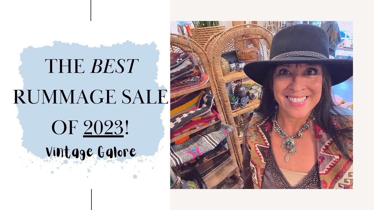 BEST RUMMAGE SALE OF 2023! Vintage Galore For My Booths & Online Ebay Shop