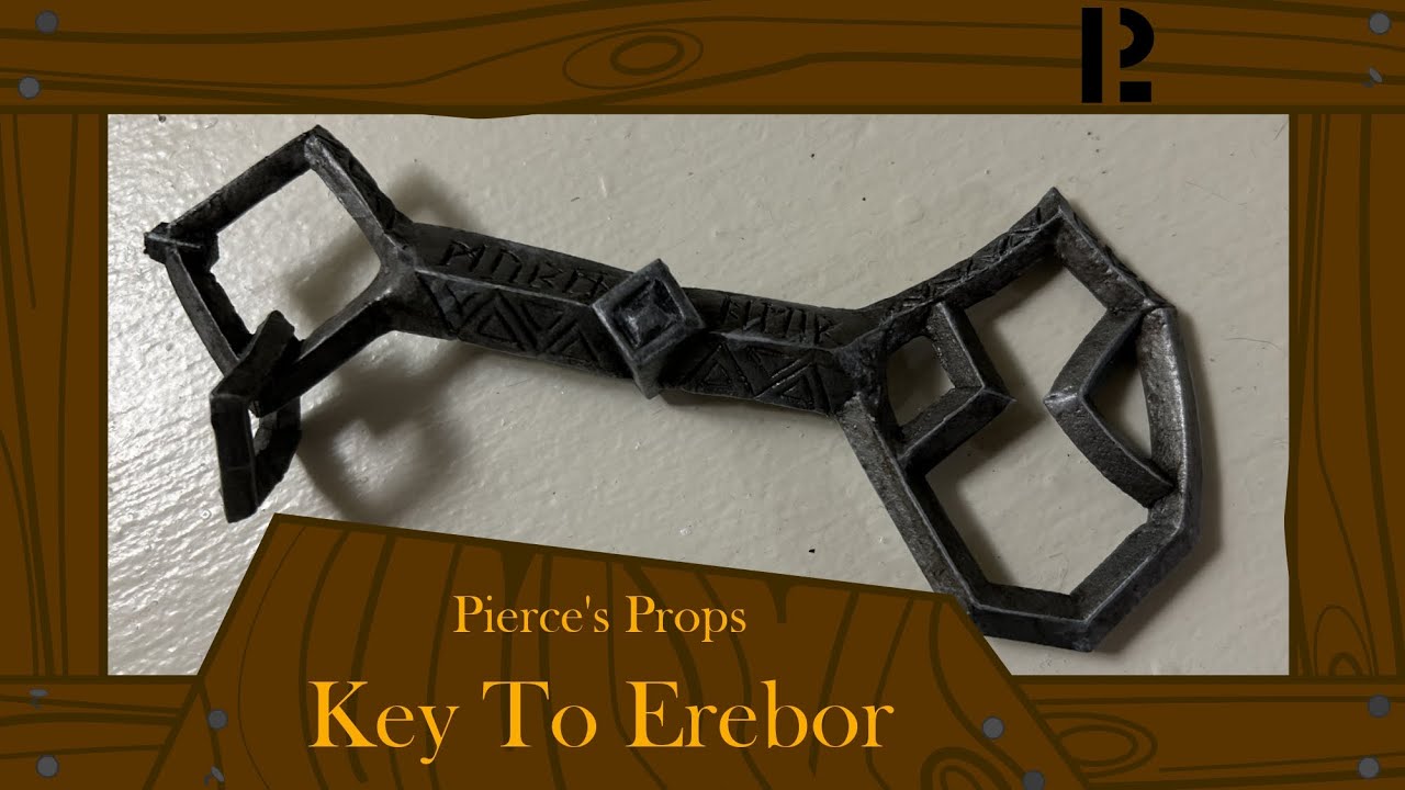Key to Erebor Replica Prop - Pierce's Props