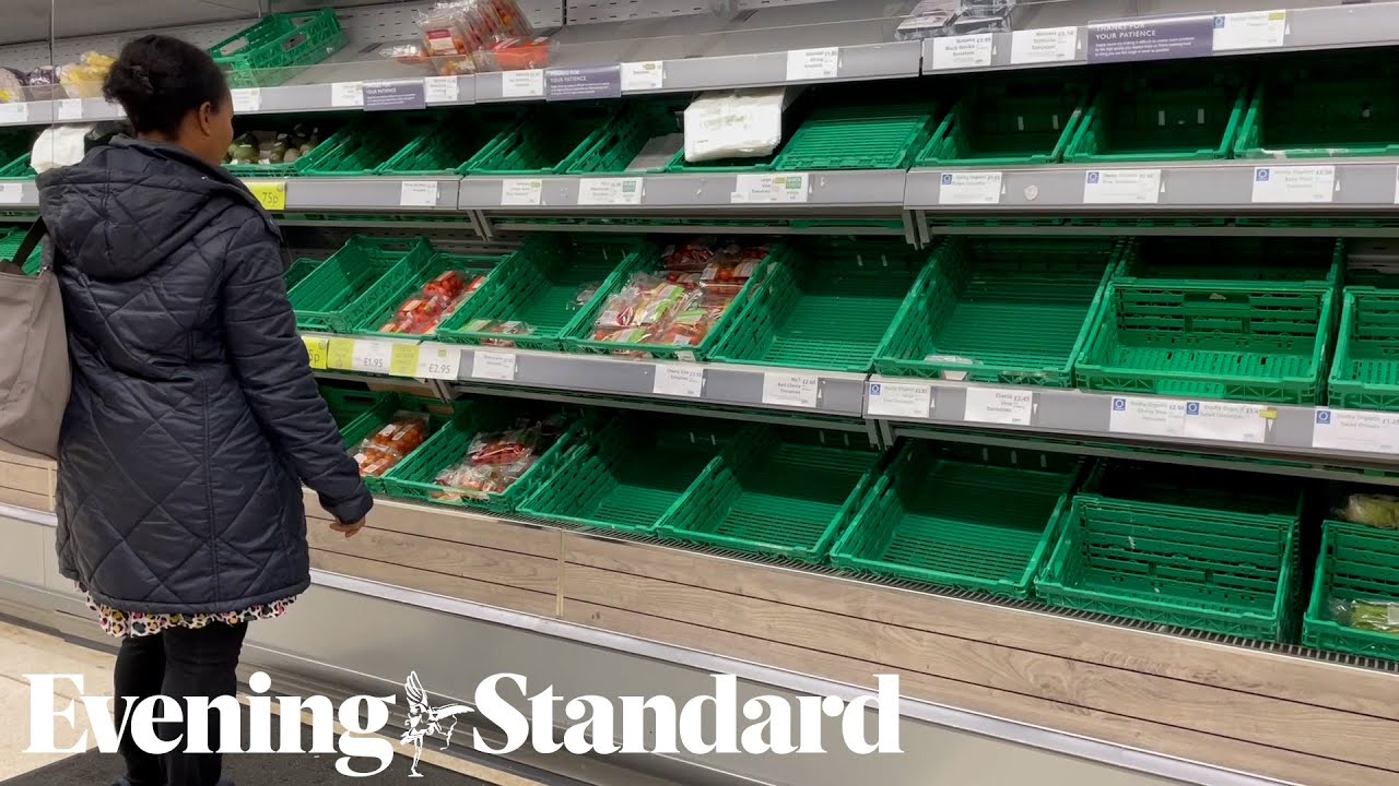 Tomato shortage widens to more fruit and vegetables and likely to last &lsquo;weeks&rsquo;