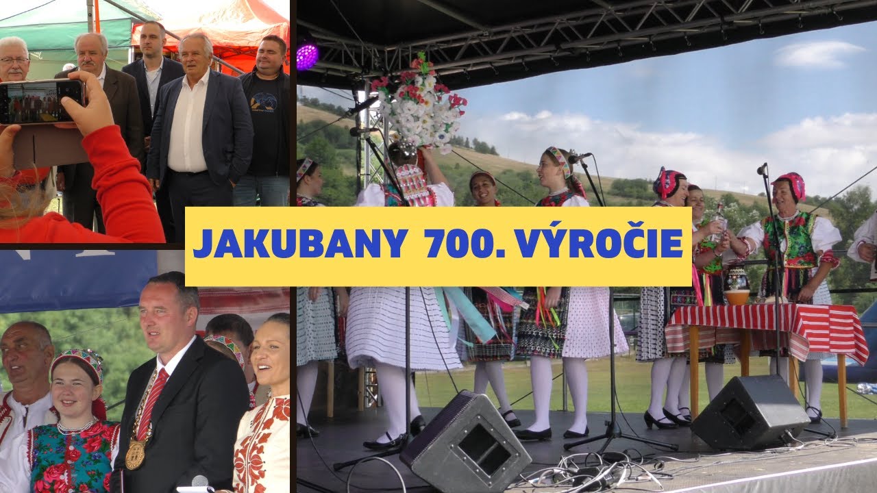 Jakubany oslavovali 700. výročie