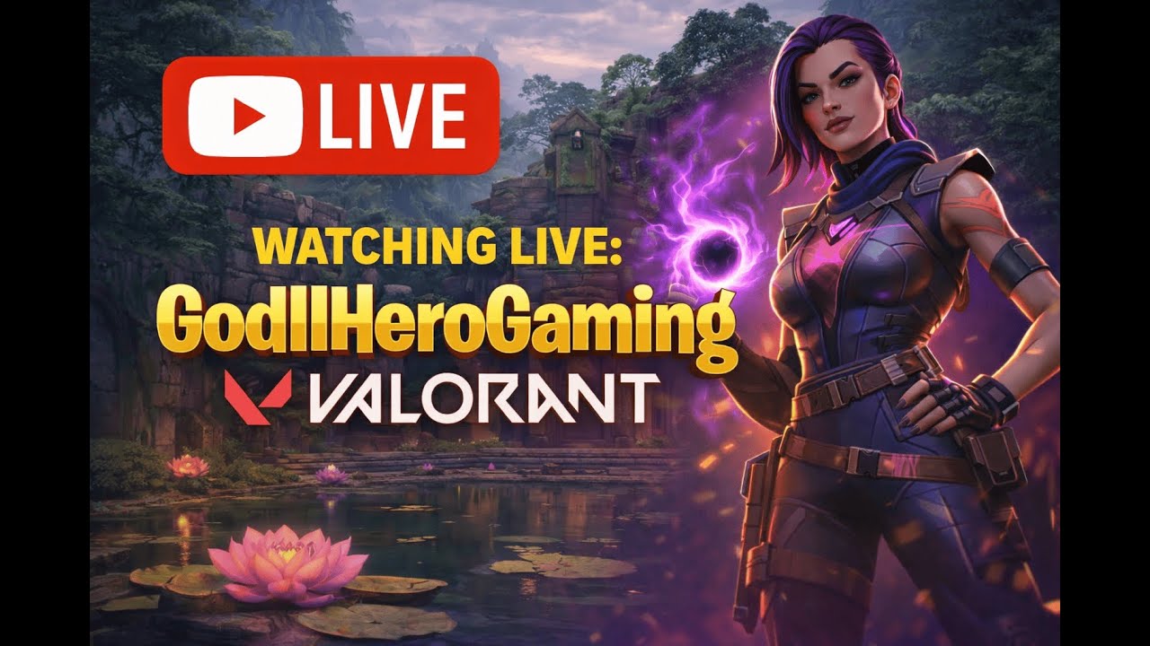 GodllHeroGaming LIVE 🔥 | Clutches & Rank Push | Valorant