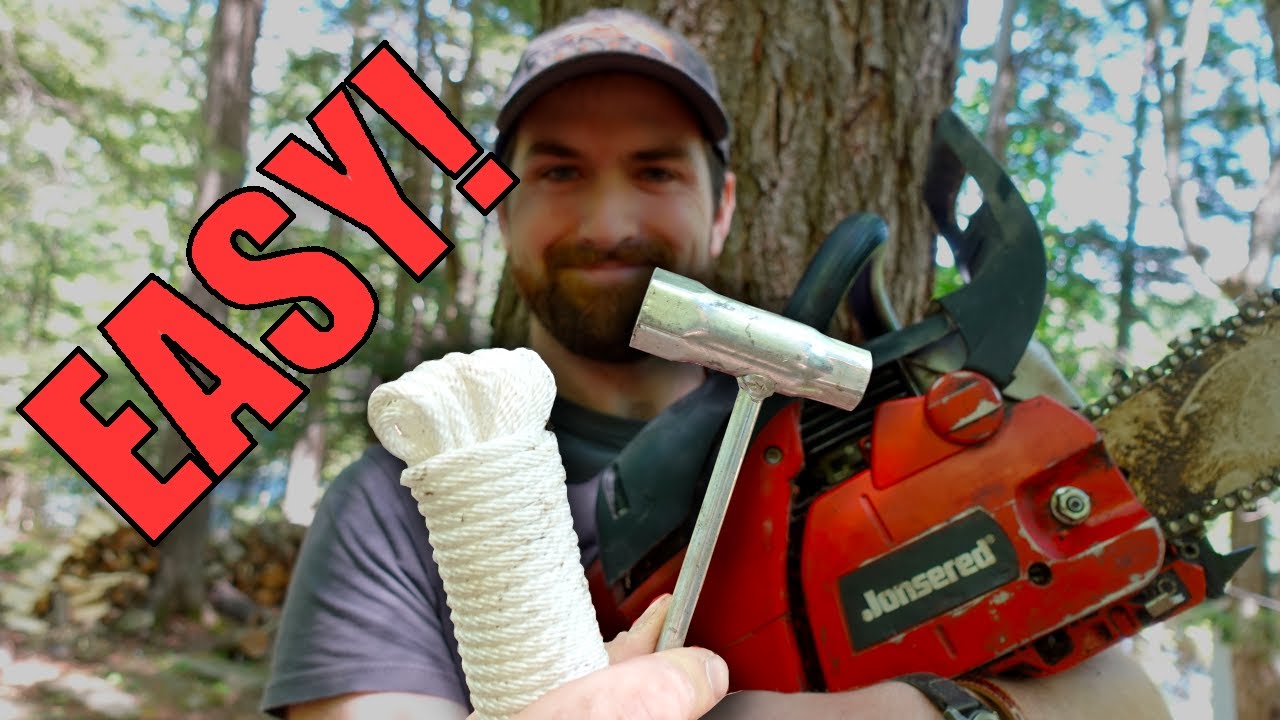 How to Remove a Chainsaw Clutch With No Special Tools
