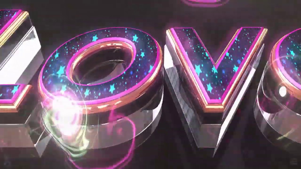 Cinema 4D Animation -  Festive Happy Logo