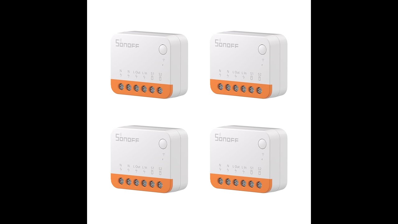 SONOFF MINI R4 4PCS WiFi Smart Switch 2-Way 2.4G APP Alexa, Google Home Assistan eWeLink