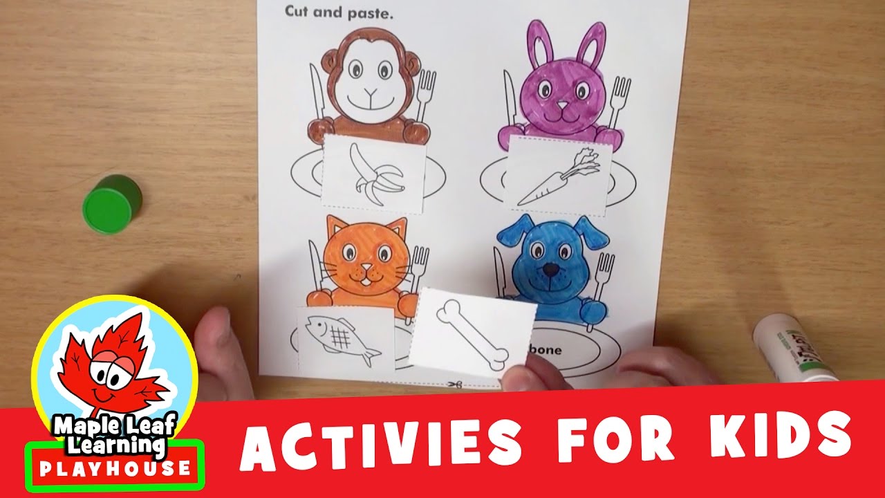 Feed Animals Activity for Kids | Maple Leaf Learning Playhouse