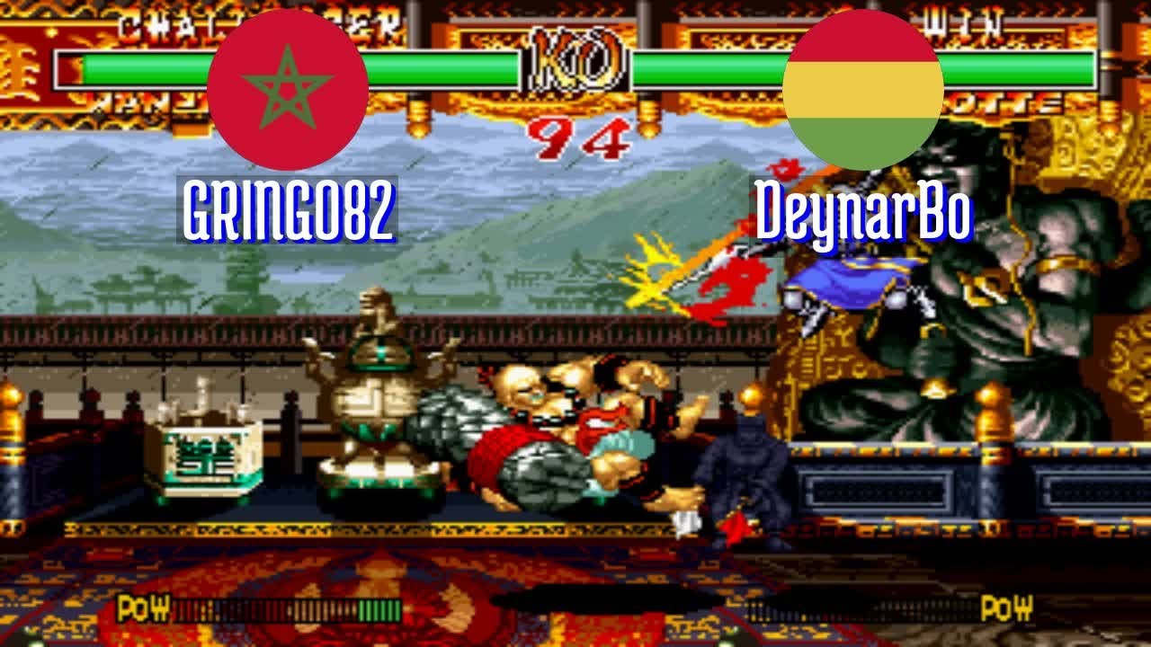 FT3 @samsho2: GRINGO82 (MA) vs DeynarBo (BO) [Samurai Shodown II Fightcade] Mar 2