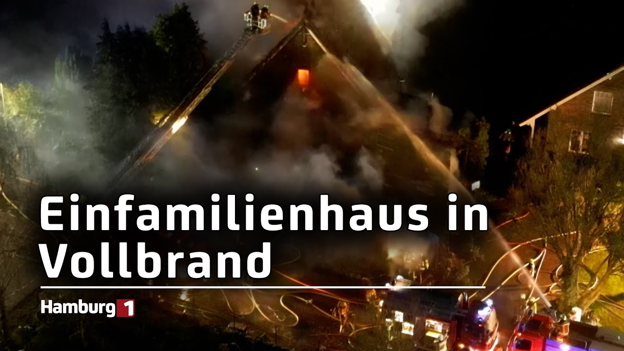 Großeinsatz in Kreis Segeberg: Schuppenbrand greift auf Einfamilienhaus über