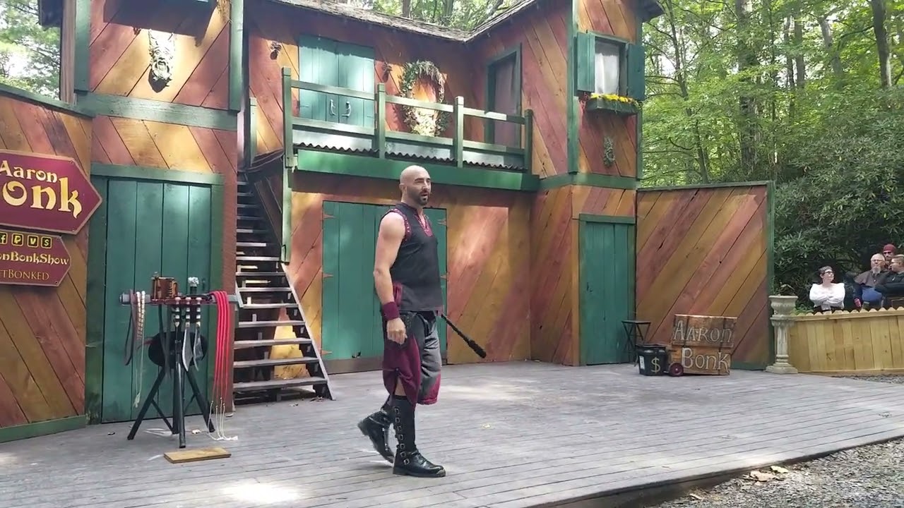 Aaron Bonk- Fire whips and swords - NY Renaissance Faire Sept. 16, 2023
