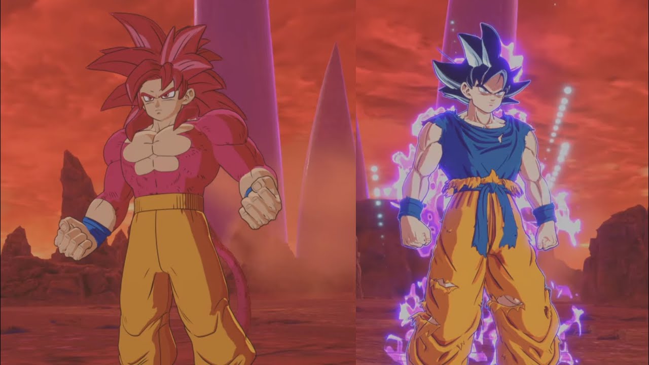 Daima Ssj4 Goku vs U.I Goku - Dragon ball sparking zero