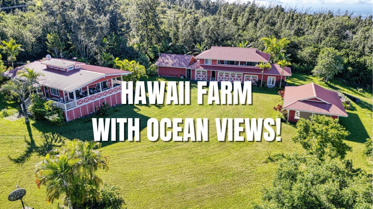 Hawaii Paradise! 7.1 Acre Oceanview Farm in Captain Cook