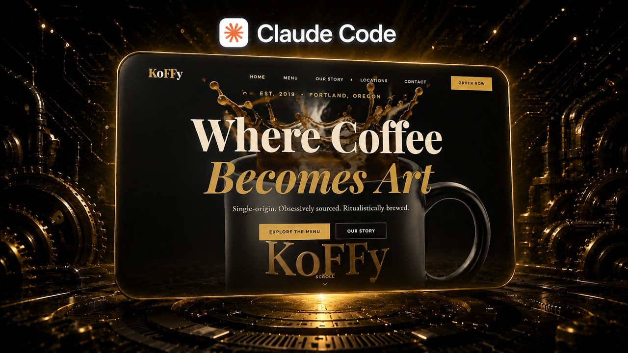 Я создал анимированный веб-сайт с помощью Claude Code за одну сессию