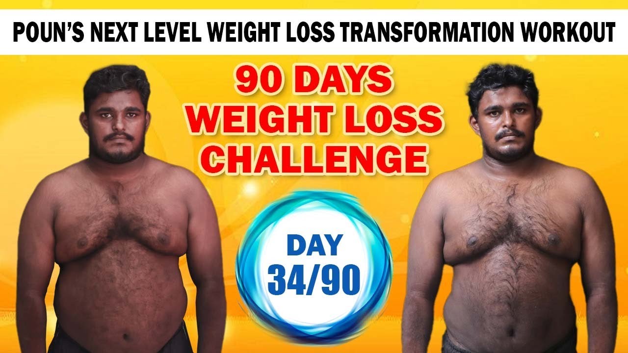 90 Days Transformation Program Day 34 | Poun's Next Level Weight Loss Workout !