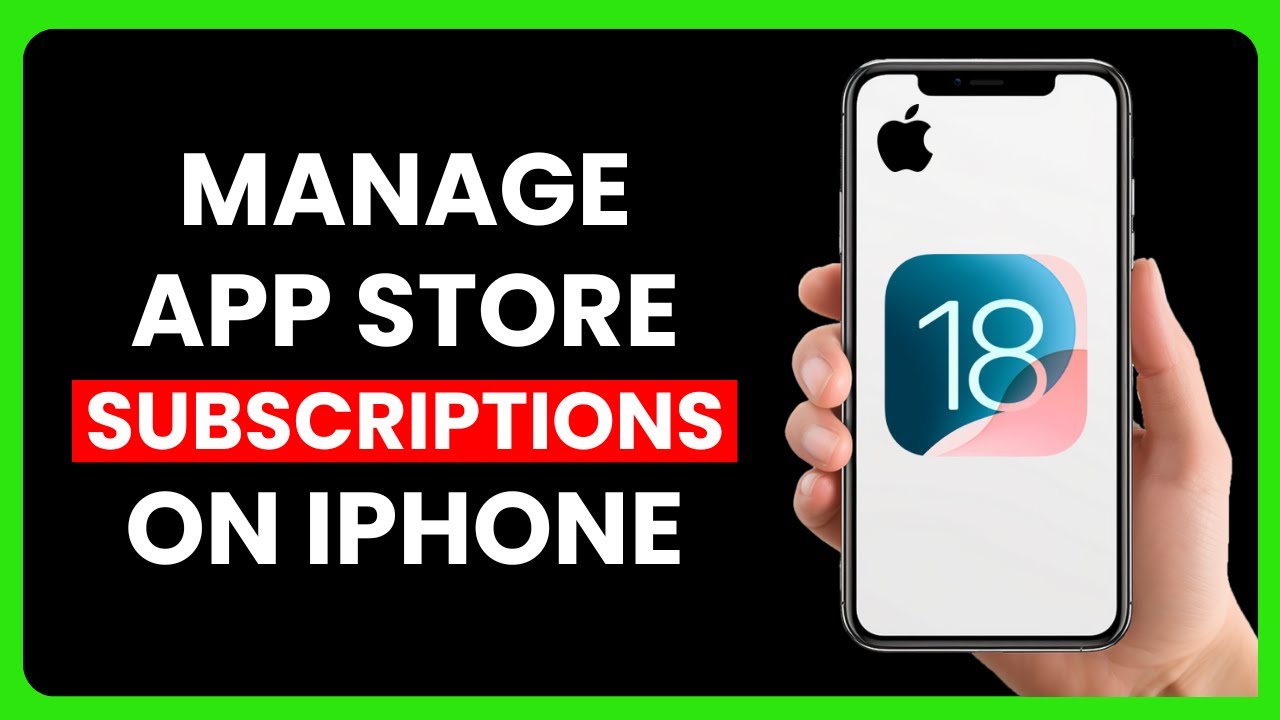 How to Manage App Store Subscriptions on iPhone