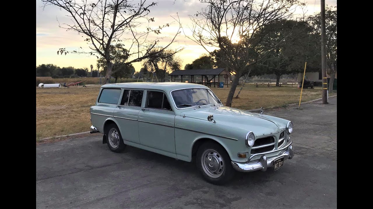VOLVO 122 AMAZON WAGON (COLD START, ENGINE RUNNING & DRIVE)