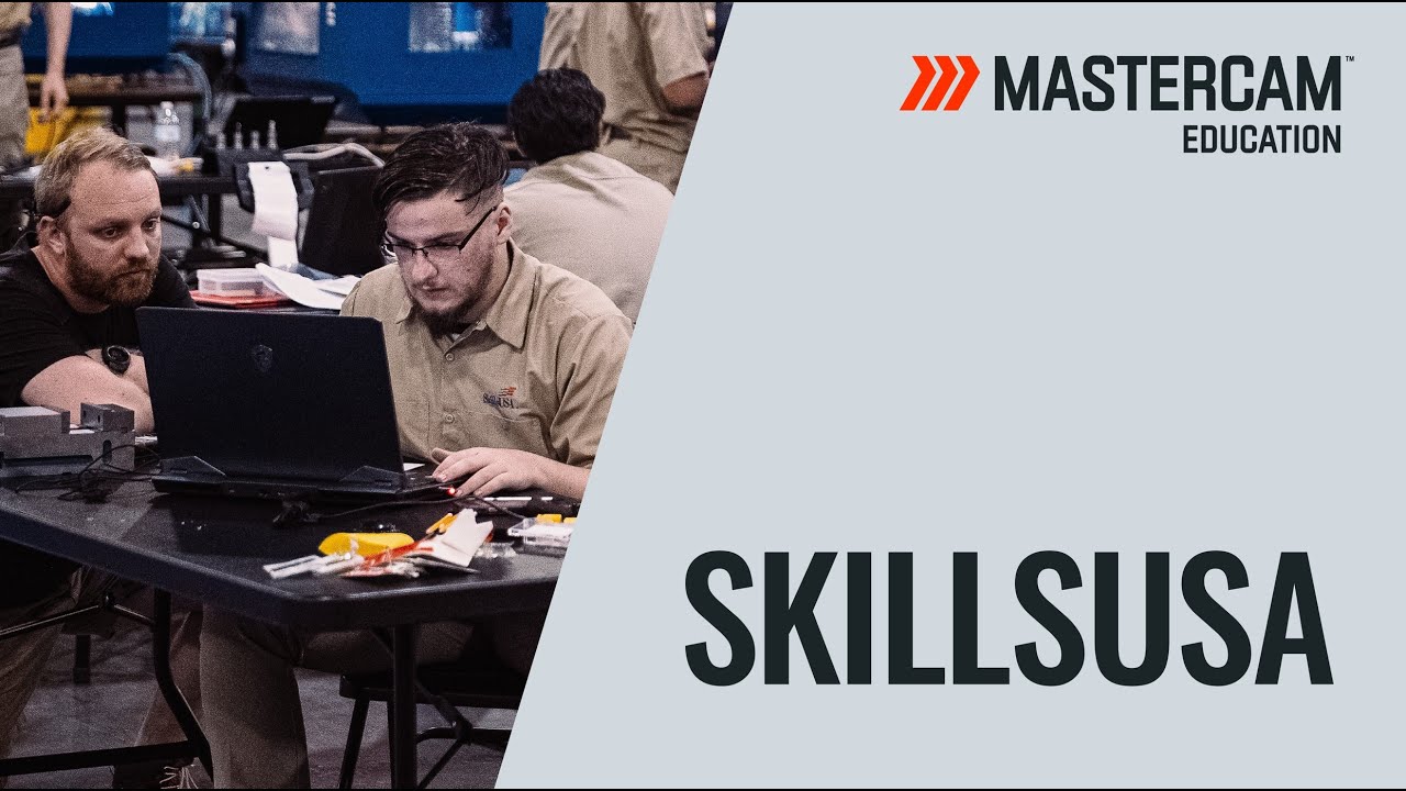 Обучение следующего поколения токарей с помощью SkillsUSA и Mastercam.