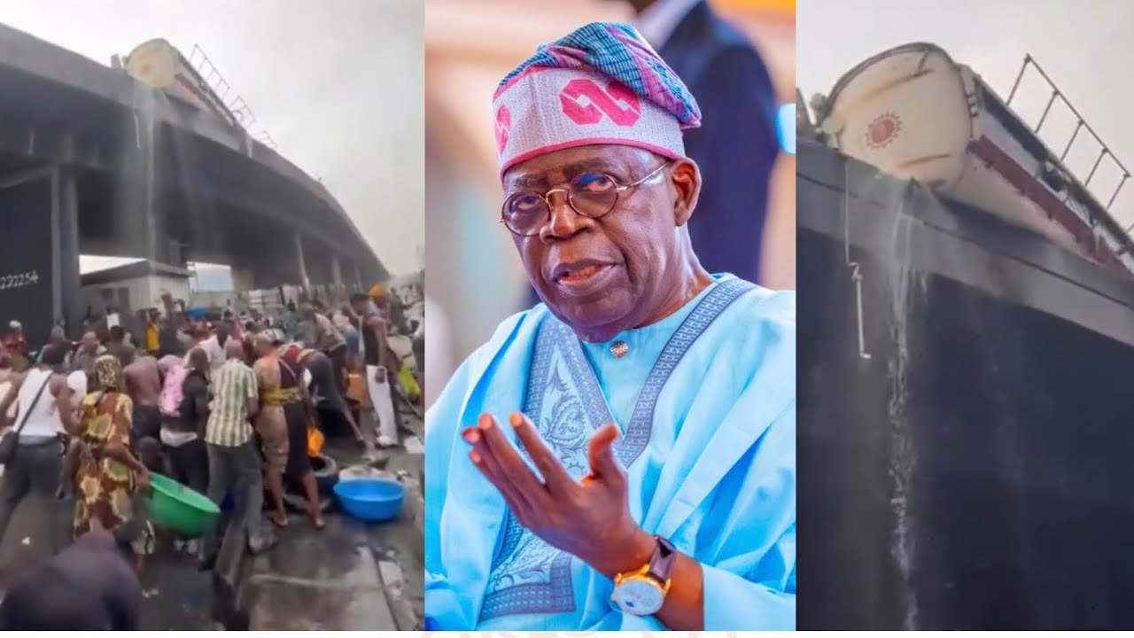 The Failure Of Tinubu's Government Made Nigerians Risked It All As Fuel Tanker Crashes