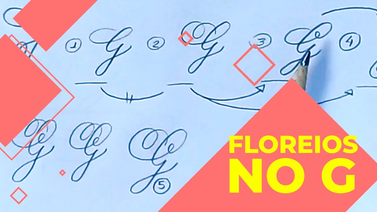 Como fazer floreios na letra G