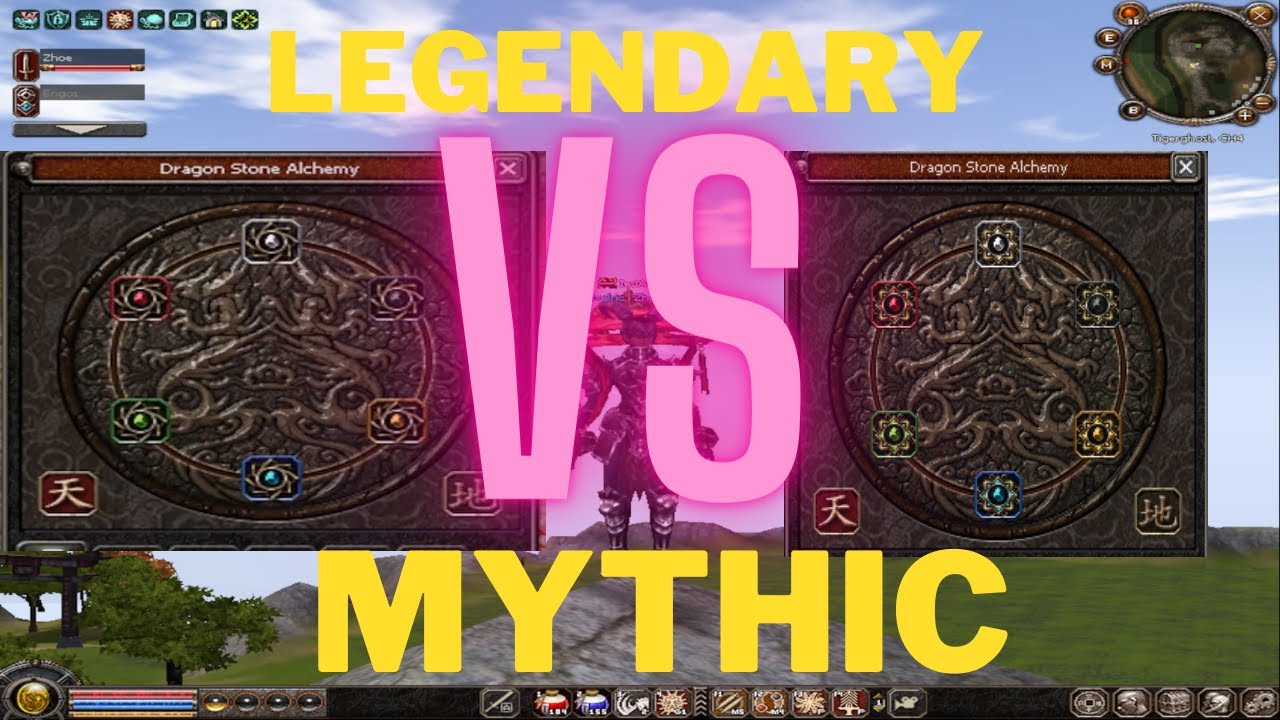 METIN2 TIGERGHOST TEST LEGENDARY VS MYTHIC ALCHEMY